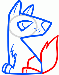 238x302 How To Draw How To Draw A Coyote For Kids