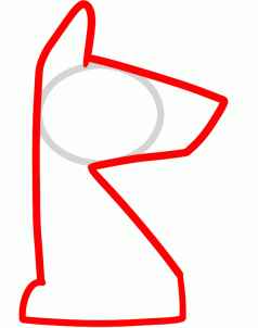 238x302 How To Draw How To Draw A Coyote For Kids