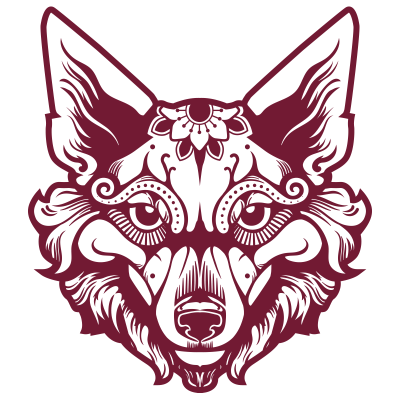 800x800 Collection Of Free Coyote Drawing Tribal Download On Ui Ex