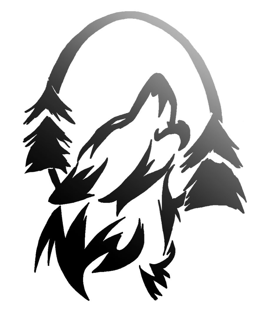 900x1056 Drawn Coyote Tribal