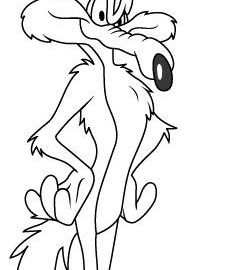 232x270 coyote coloring pages and lovely coyote coloring page