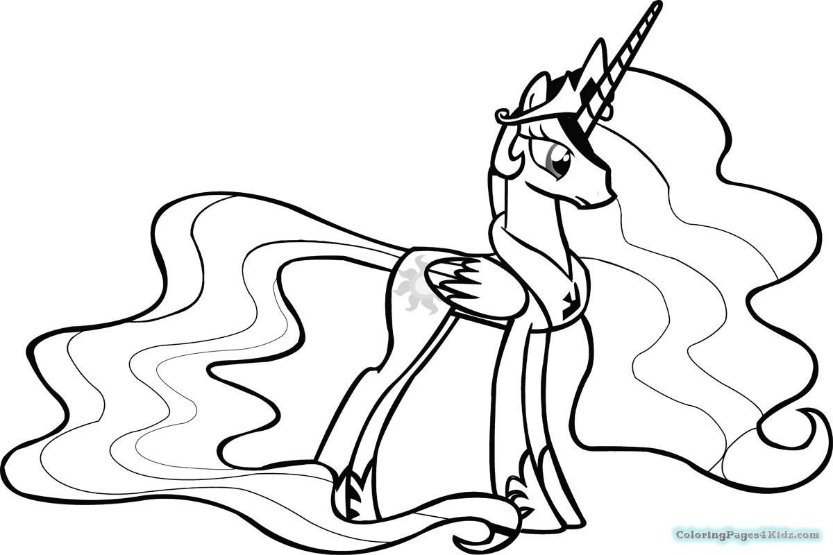 1200x800 cpu coloring pages my little pony princess celestia and coloring