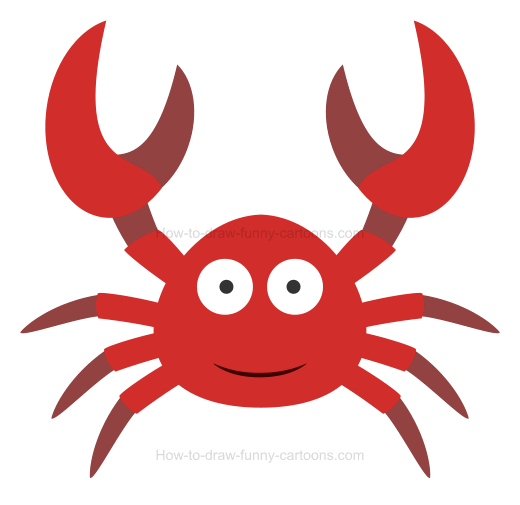 520x505 How To Draw A Crab Icon