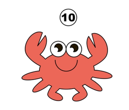 421x360 How To Draw A Crab Step