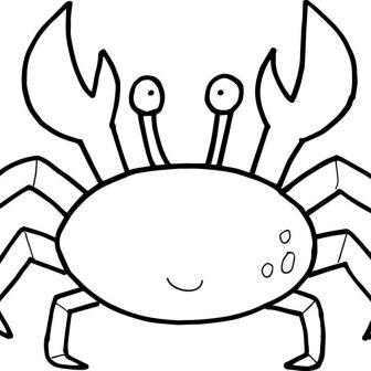 336x336 Crab Basic Drawing Tags Cool Drawings That Are Easy Coloring