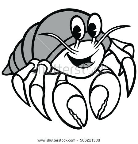 450x470 hermit crab drawing hermit crab