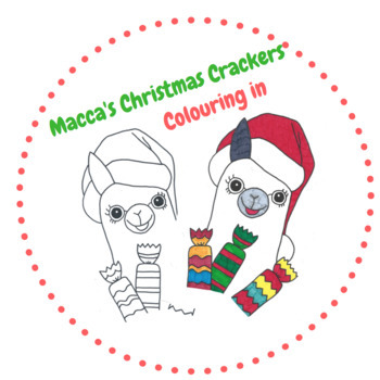 350x350 Macca's Christmas Crackers Colouring