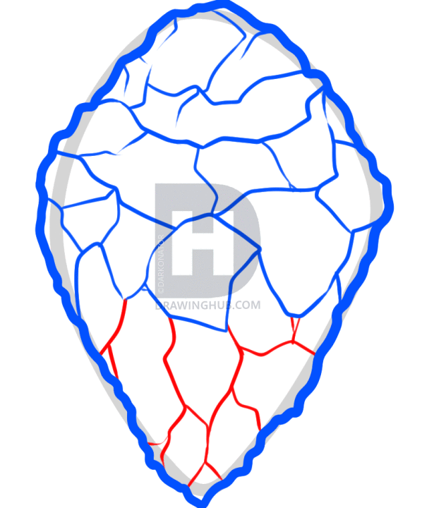 598x720 how to draw a glacier, glaciers, step