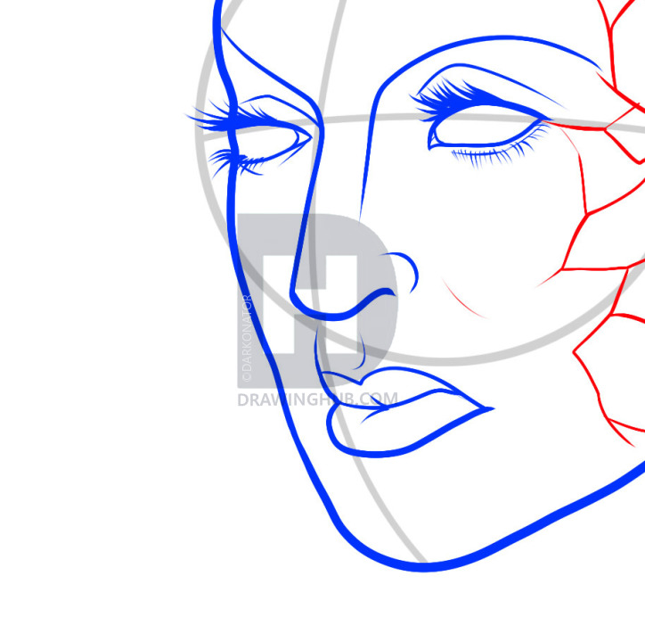 724x720 how to draw a mardi gras mask, mardi gras mask, step