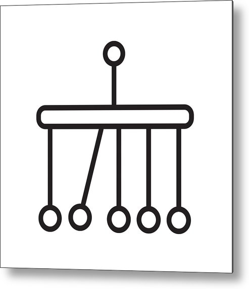 493x573 newtons cradle icon vector sign and symbol isolated on white bac