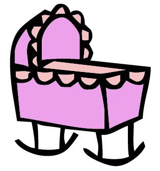 314x335 collection of free crib clipart pink crib amusement clipart