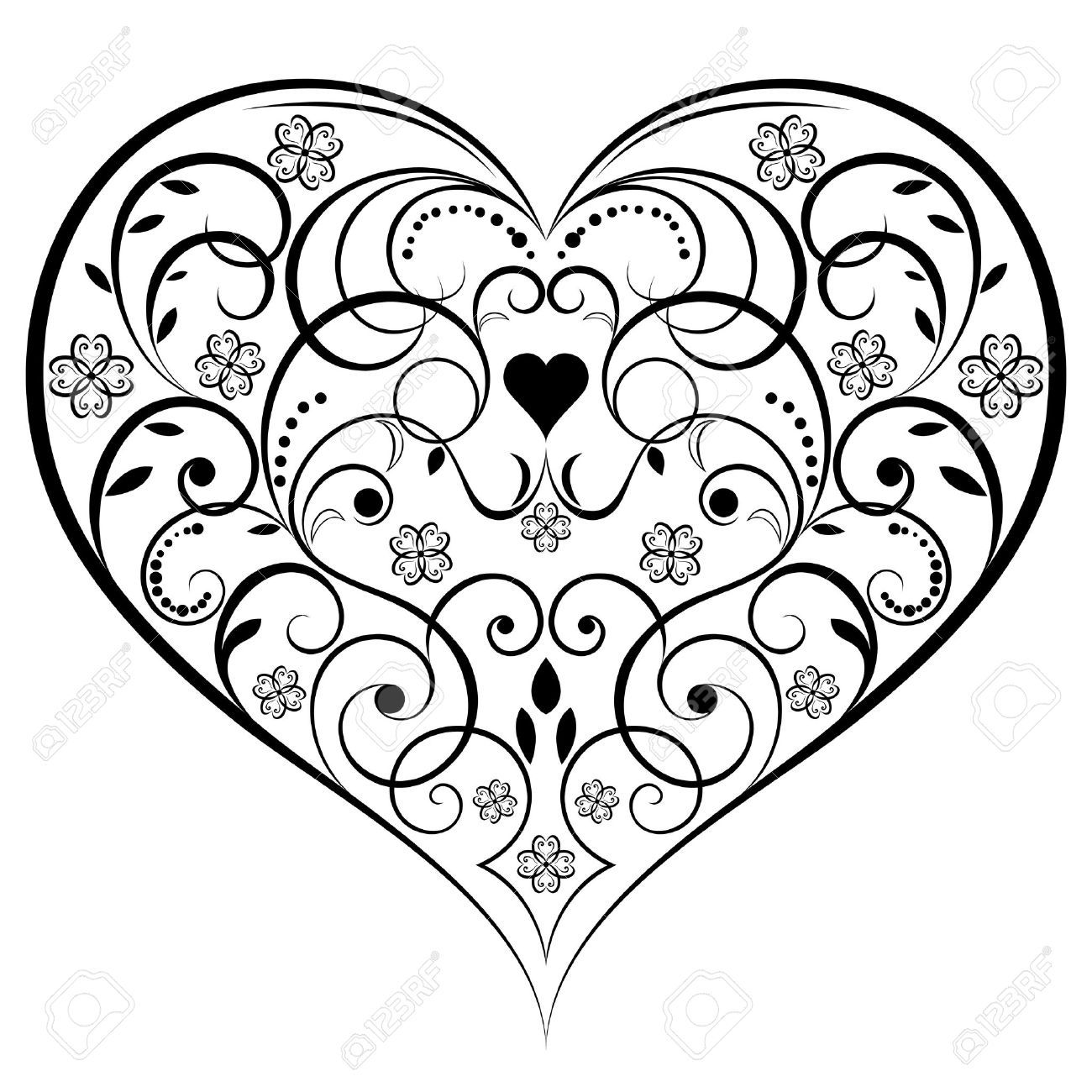 1300x1300 Heart Drawing Stock Photos Pictures Royalty Free Heart Drawing
