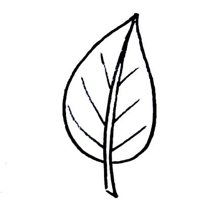 400x412 Leaf Templates For Kid's Crafts