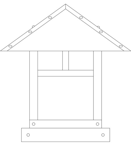 450x500 arroyo craftsman ec bk evergreen light inch satin