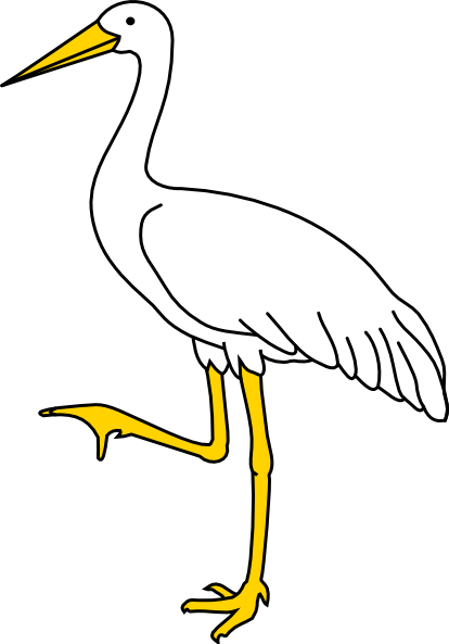 414x593 Collection Of Free Crane Drawing Cute Download On Ui Ex