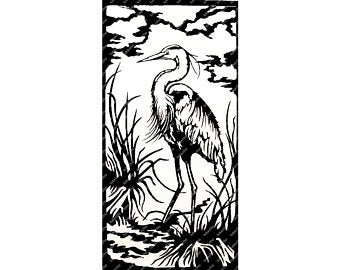 340x270 Paper Crane Drawing Etsy