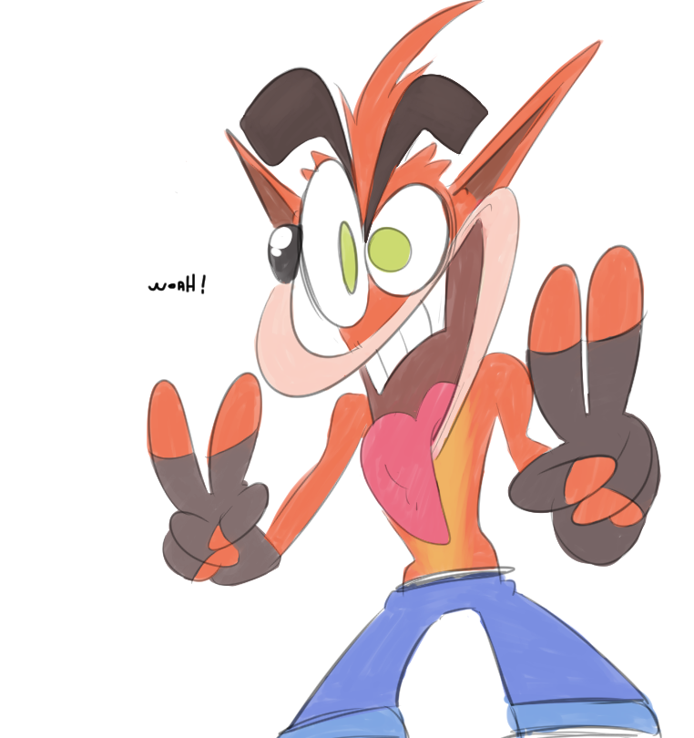 762x810 Crashy News Comnom Drawing Of Crash Inspired