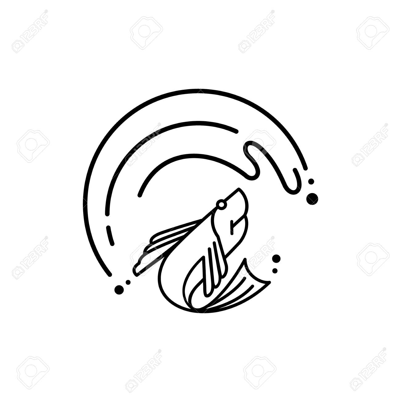 1300x1300 Waves Drawing Outline For Free Download