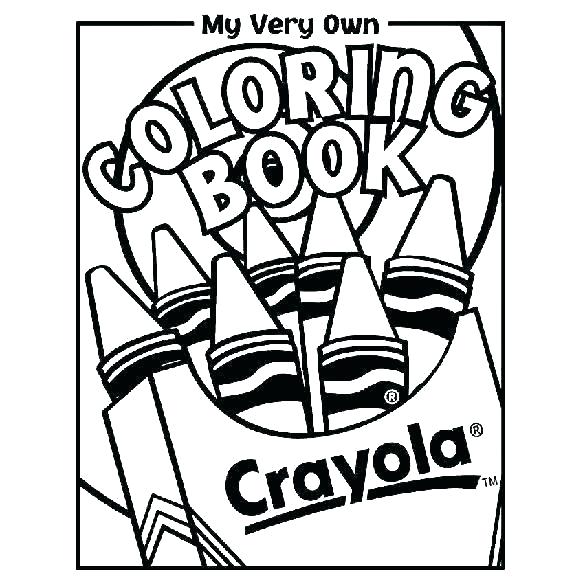 585x585 Crayons Coloring