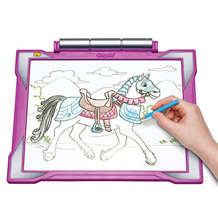 750x750 Crayola Light Up Tracing Pad Coloring Board Kids Girls Drawing Toy