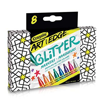 355x355 Crayola Art With Edge Glitter Markers, Adult Colouring, School