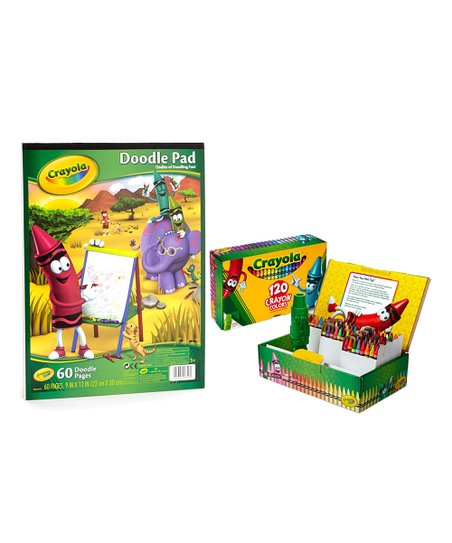 452x543 Crayola Cigar Box Crayon Doodle Pad Set Zulily