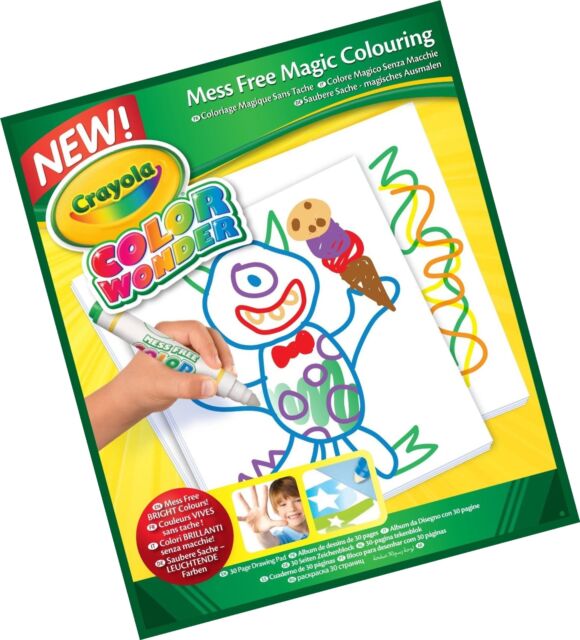 580x640 Crayola Color Wonder Drawing Sheets Pack Of Ebay