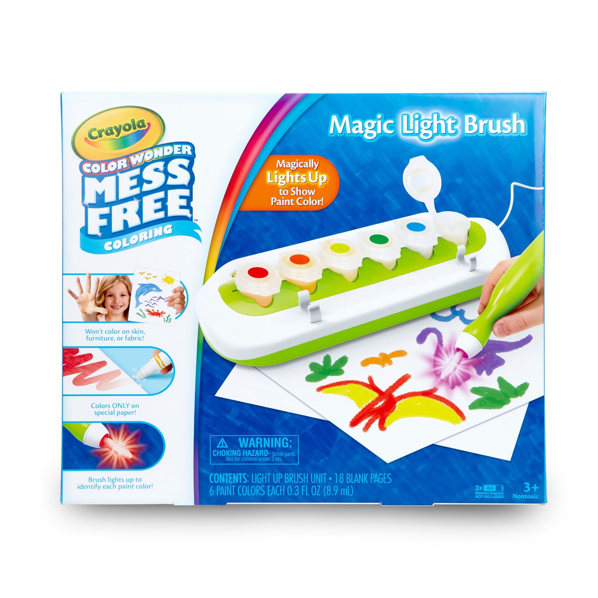 2000x2000 Crayola Color Wonder Magic Light Brush Drawing Pad, Multi