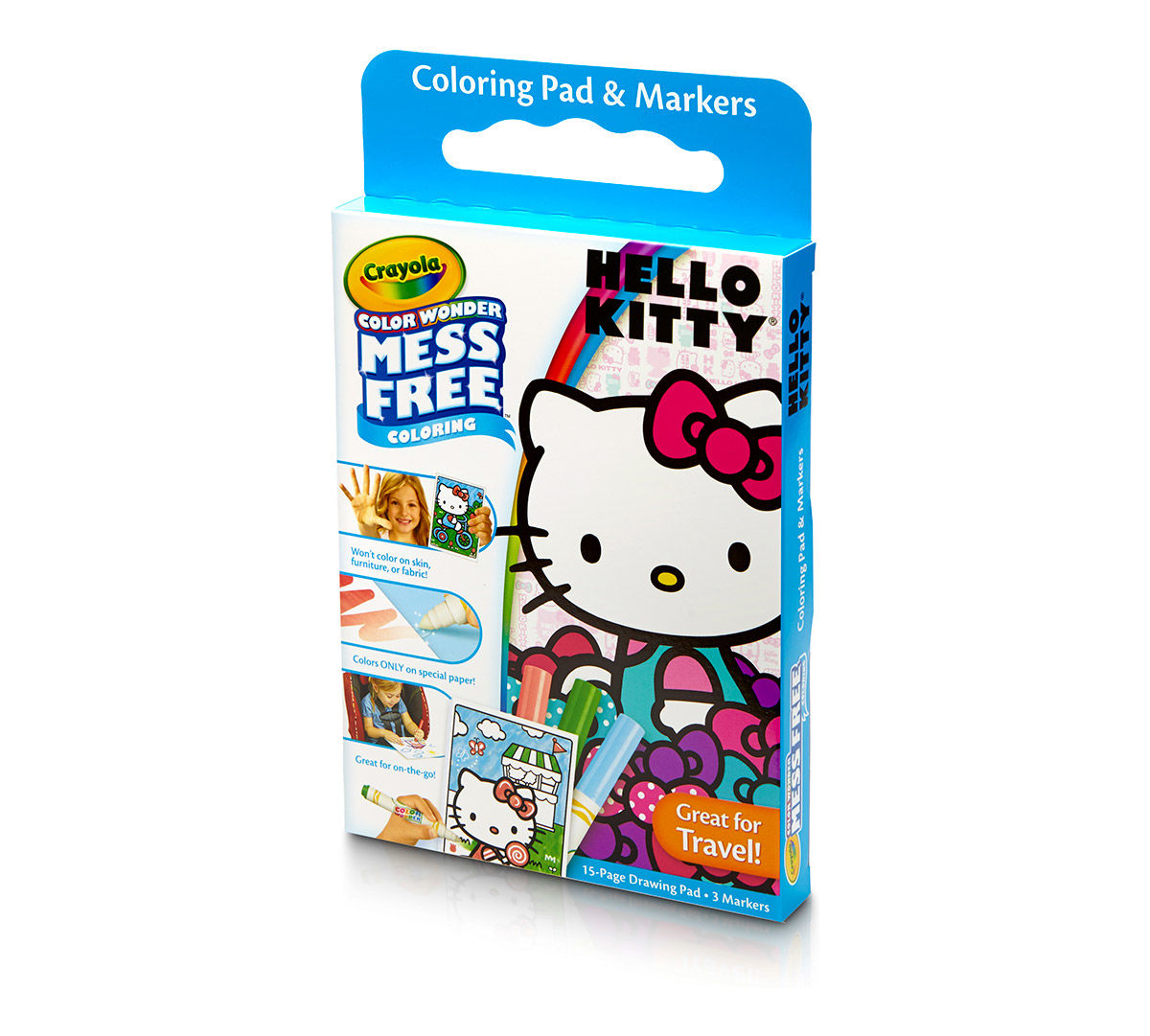 1200x1081 color wonder mess free coloring pad markers, hello kitty crayola