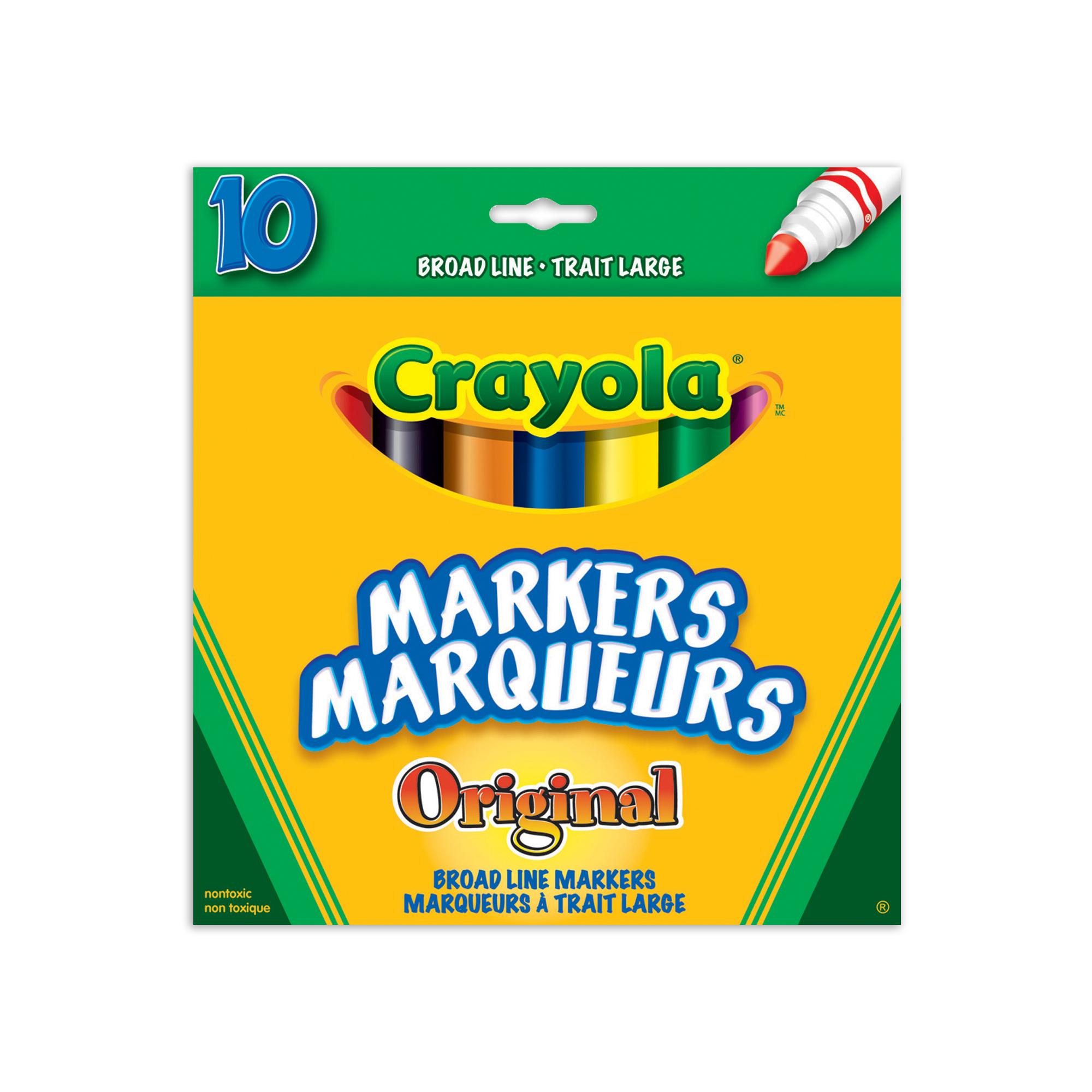 2000x2000 Crayola Broad Line Markers Original, School And Craft Supplies