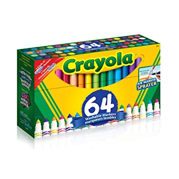 355x355 crayola ct ultra clean washable, broad line markers, variety