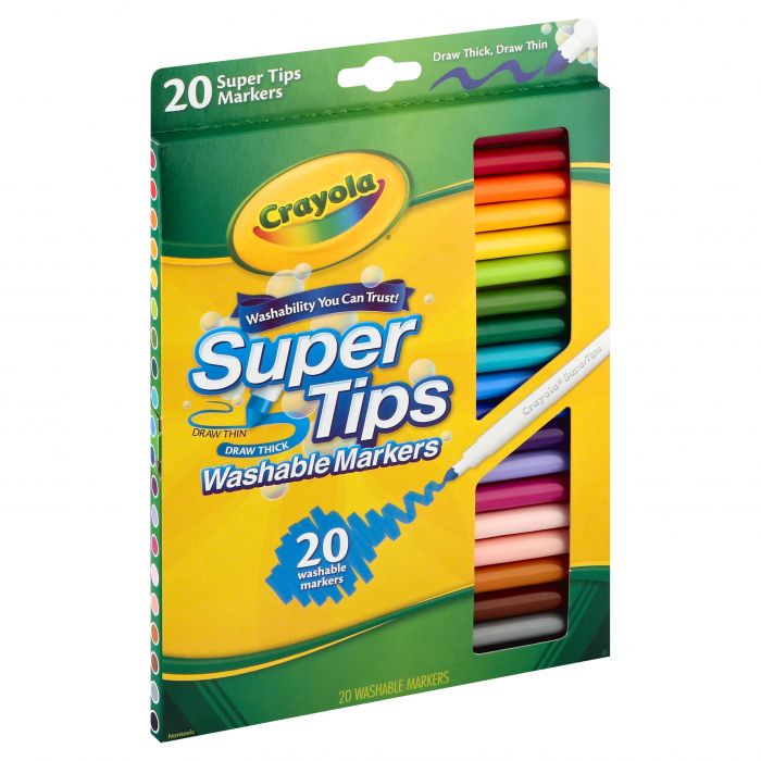 700x700 crayola super tip washable markers, super tips