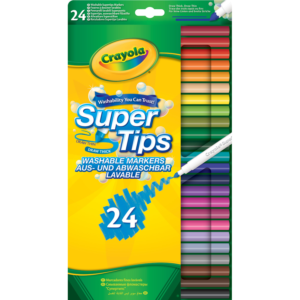 1000x1000 super tips washable markers pack of from crayola wwsm