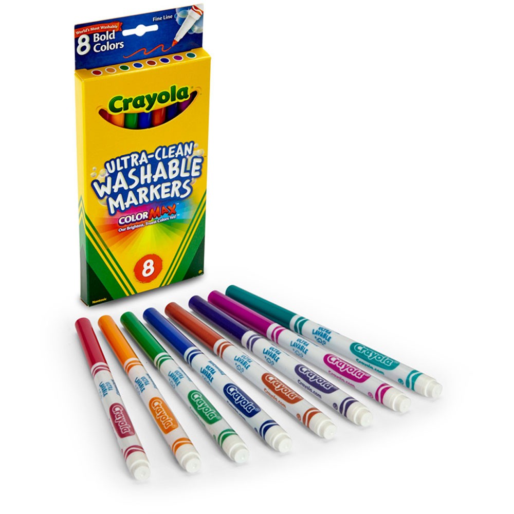 1000x1000 washable markers bold colors fine tip
