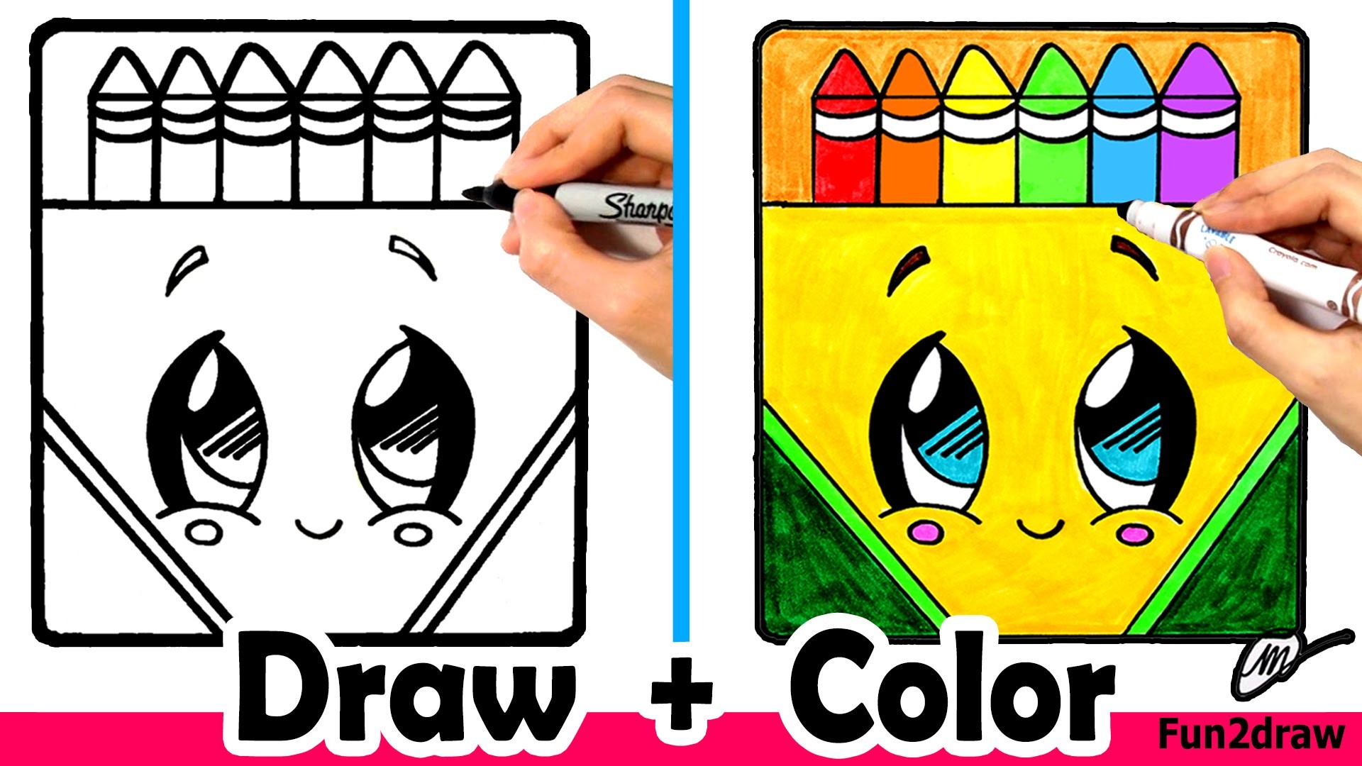 1920x1080 How To Draw A Crayon Box Cute + Easy