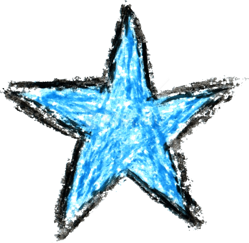 851x833 Crayon Star Drawing Png