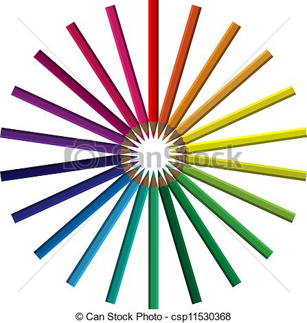 447x470 Crayons In A Circle