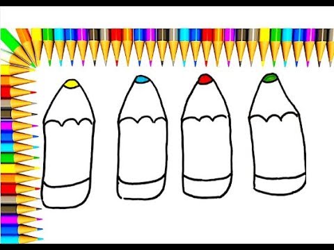 480x360 How To Drawing Crayons Coloring Pages Kids Learn Painting Art