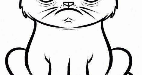 471x250 Drawings Clipart Cat Cartoons Crazy Funny And Cute Easy Carmi