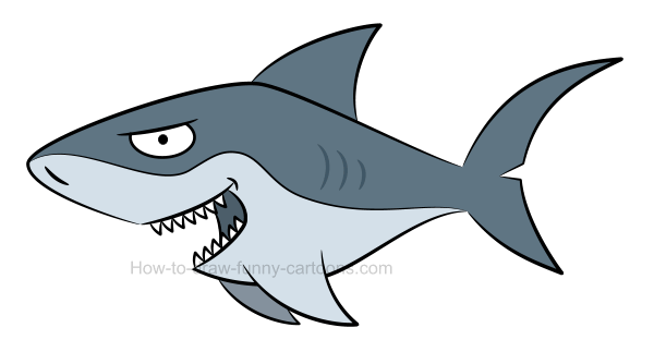600x334 How To Draw A Shark Picture