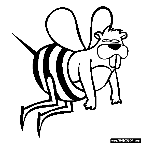 554x565 Silly Animals Online Coloring Pages