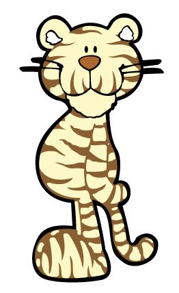 262x428 Tiger Clip Art Animal Drawings, Clip Art, Cartoon Drawings