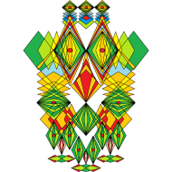 190x190 Abstract Faces Drawing Crazy Art Colored Men's Premium T Shirt