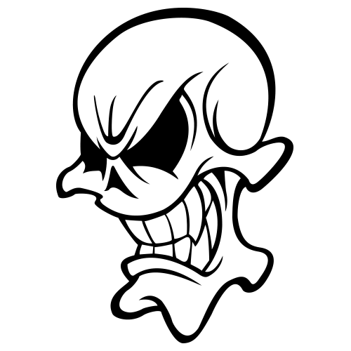 500x500 Collection Of Free Crazy Drawing Skull Download On Ui Ex