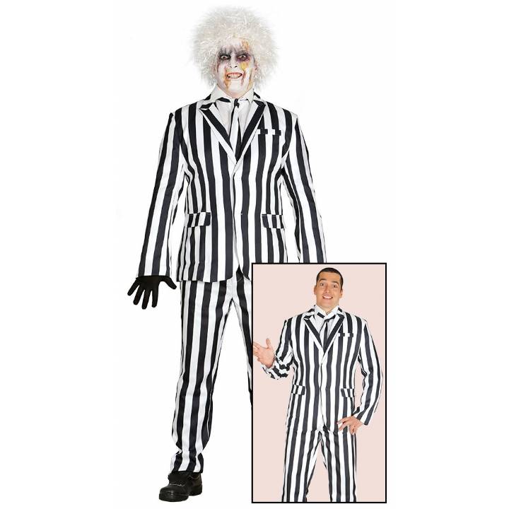 720x720 Mens Beetlejuice Crazy Guy Costume Halloween Fancy Dress