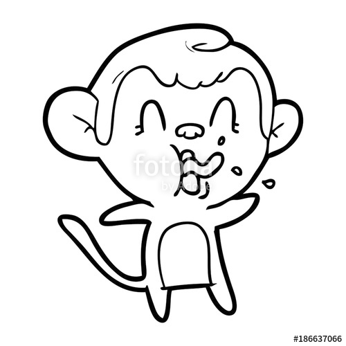 500x500 Crazy Cartoon Monkey Stock Image And Royalty Free Vector