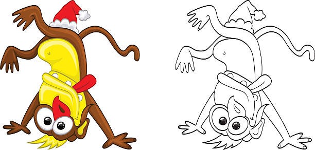 612x292 Crazy Monkey Drawing