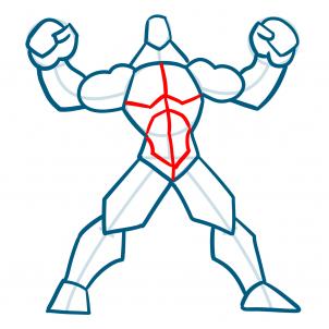 302x302 How To Draw Muscles, Step