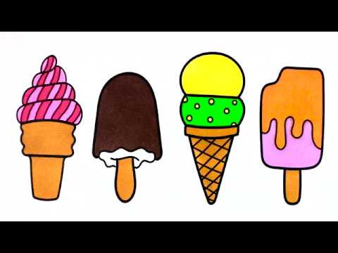 480x360 How To Draw Ice Cream Drawings For Children Drawing Ice Cream
