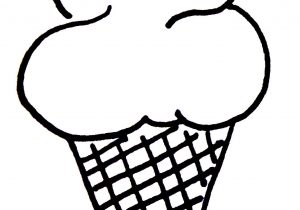 300x210 ice cream cone drawing beautiful begin your drawing with a light